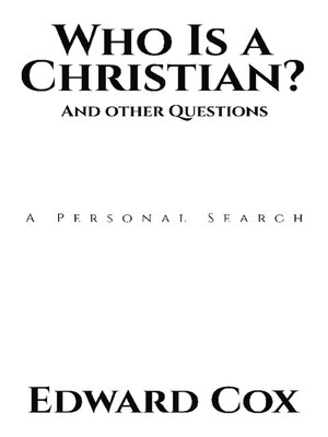 cover image of Who Is a Christian?                                                                                                                                               and other Questions